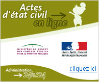 Etat civil en ligne